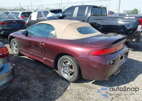 1997 Mitsubishi Eclipse Spyder Gst z USA, uszkodzony, nr VIN 4A3AX55F6VE144878